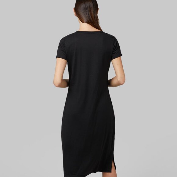 32 DEGREE WOMEN'S COOL T-SHIRT DRESS BLACK - Picture 4 of 4